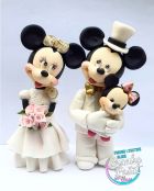 Figurice za svadbenu tortu Miki i Mini 