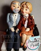 Figurice za torte- mladenci,  figurica za mladenačke torte, figurica  za tortu za mladinu tortu -  figurica za zlatnu svadbu