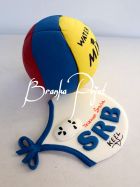 Figurica za tortu vaterpolo kapica i lopta