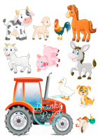 Jestive-slike-domaće-životinje-i-traktor