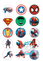 Jestivi stikeri Super heroji