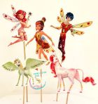 Jestivi 2 d toperi, ukrasi za tortu, 2d pločice, Mia and me, Mija i ja