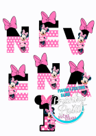 Jestivi 2d ukrasi za tortu, Mini Maus