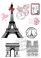 Jestiva slika za tortu ParizJestivi stikeri za torte